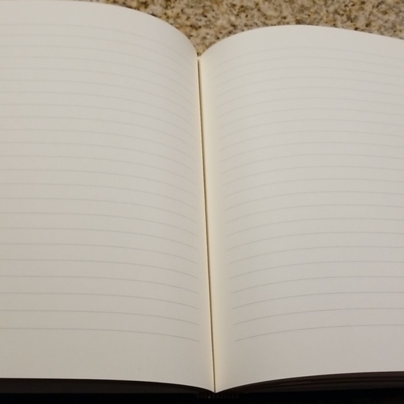 Dark Blue leather journal (New in package) - Picture 4 of 5